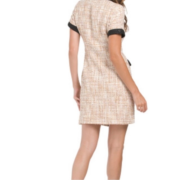 Alexia Admor tweed button up dress with gold buttons NWT - Picture 2 of 11